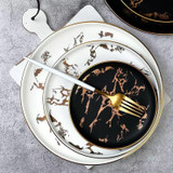 Marble Dinner Plates by SIA (Set of 3)