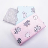 Cotton Twill Fabric Sheep Print
