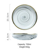 Luxury Marble Ceramic Bowl