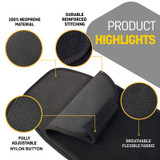 Neoprene Slimming Lumbar Waist Trimmer Sweat Belt For Gym Fitness