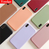 Candy Color Silicone Case For Samsung Galaxy S10 S8 S9 Plus S10E J3 J7 2016 J5 A5 2017 J4 J6 A6 Plus A7 A9 2018 Note 8 9 Fundas