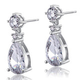 Silver Splash Earrings