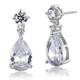 Silver Splash Earrings