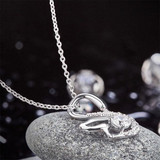 Silver Swan Necklace