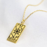 The World Tarot Card Necklace