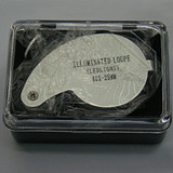 40x 25mm Glass Magnifying Magnifier Jeweler Eye Jewelry Loupe Loop LED Light