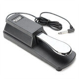 Universal Metal Sustain Pedal Foot Switch w/ cable for Keyboard Electronic Piano