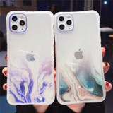 Gradient Marble Glitter Phone Case For iPhone