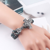 Viking Survival Paracord Bracelet (Thor's Hammer) Mjolnir