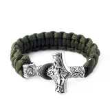Viking Survival Paracord Bracelet (Thor's Hammer) Mjolnir