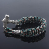 Viking Survival Paracord Bracelet (Thor's Hammer) Mjolnir