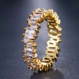 Cubic Zirconia Band Style Ring