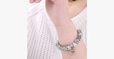 Silver Heart Charm Bracelet
