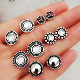 (CLEARANCE) Bohemian Starfish Wave Turtle Shell Stud Earrings