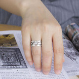 925 Silver Fish Adjustable Fairytale Ring 925 Silver Fish Adjustable Fairytale Ring