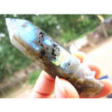 Labradorite Crystal Skull Wand