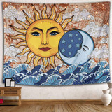 Psychedelic Celestial Indian Sun