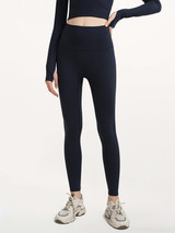 High Waist Breathable Fitness Leggings With Wide Waistband
