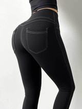 Quick Drying Workout Leggings With Pockets