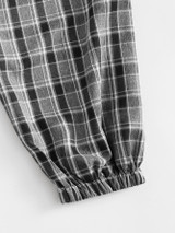 Plus Plaid Carrot Pants