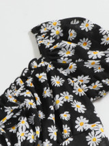 Plus Tie Front Daisy Floral Milkmaid Dress