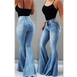 Women ripped Flared Jeans High Waist Elegant vintage Bell Bottom