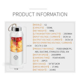 Portable Rechargeable Mini Blender