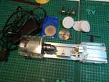 DIY Portable Woodworking Mini Lathe Drill