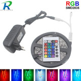 LED Strip Lights Waterproof Flexible RGB Tape Lights Self Adhesive Multicolor Flexible 12V RGB Adapter