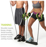 New Sport Core Double AB Roller Wheel Fitness Exercises Equipment