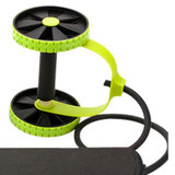 New Sport Core Double AB Roller Wheel Fitness Exercises Equipment