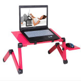 Adjustable Ergonomic Portable Aluminum Laptop Desk - Table Desk Stand With Mouse Pad