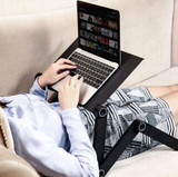 Adjustable Ergonomic Portable Aluminum Laptop Desk - Table Desk Stand With Mouse Pad