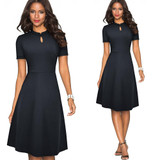 Modest Church Dresses, Modest Dress with Sleeves in Gray or Black, LDS Modest Dresses