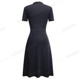 Modest Church Dresses, Modest Dress with Sleeves in Gray or Black, LDS Modest Dresses