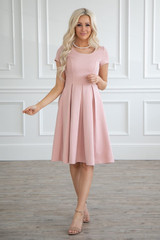 Bryn Modest Dress, Modest Bridesmaid Dress, Modest Christmas Dress