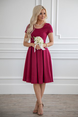 Bryn Modest Dress, Modest Bridesmaid Dress, Modest Christmas Dress