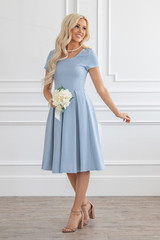 Bryn Modest Dress, Modest Bridesmaid Dress, Modest Christmas Dress