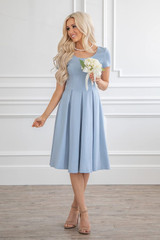 Bryn Modest Dress, Modest Bridesmaid Dress, Modest Christmas Dress