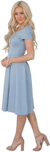 Bryn Modest Dress, Modest Bridesmaid Dress, Modest Christmas Dress