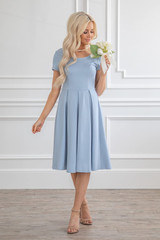 Bryn Modest Dress, Modest Bridesmaid Dress, Modest Christmas Dress
