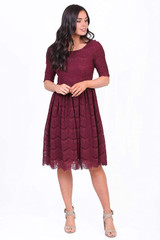 Evelyn Modest Lace Dress - Modest Bridesmaid Dress