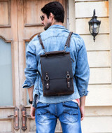 The Unn Backpack | Vintage Leather Backpack