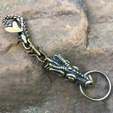Bronze Jormungandr Key Fob