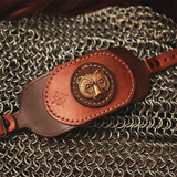 Berserker Bear Leather Bracelet