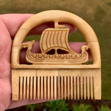 Viking Ship Comb - Bone