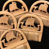 Viking Ship Comb - Bone