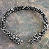 Wolf Torc (Extra Heavy) - Bronze or Silver