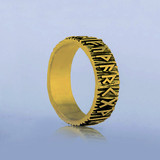 Wedding Rune Ring - Silver or Gold Wedding Rune Ring - Silver or Gold