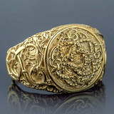 Snake Pit and Serpent Ring - Silver or Gold